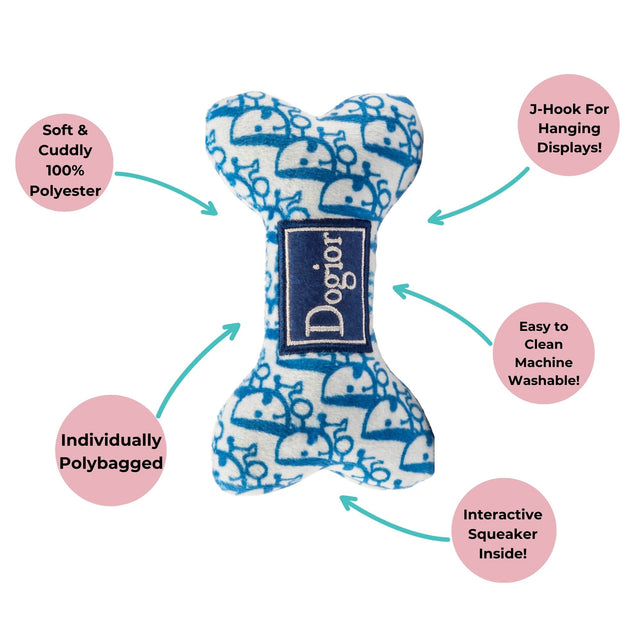Dogior Bones Dog Toys by Haute Diggity Dog