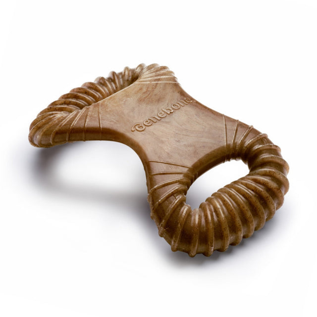 !Benebone Dental Chew Durable Dog Chew Toy Bacon, 1ea/SM