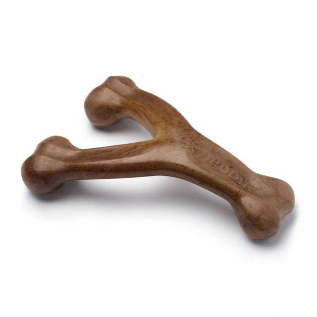 !Benebone Wishbone Durable Dog Chew Toy Bacon, 1ea/Giant